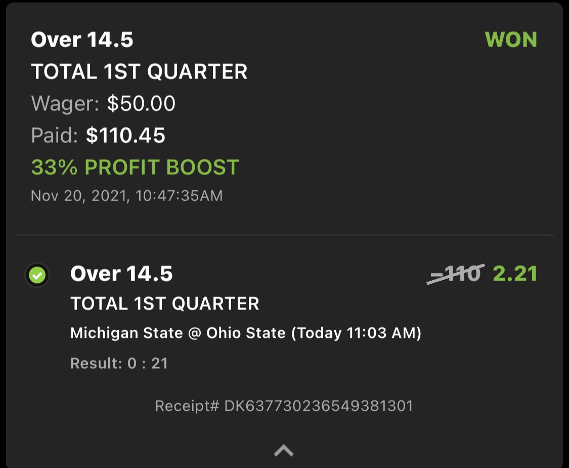 Not even noon on Saturday and already building bankroll. LFG!!!!