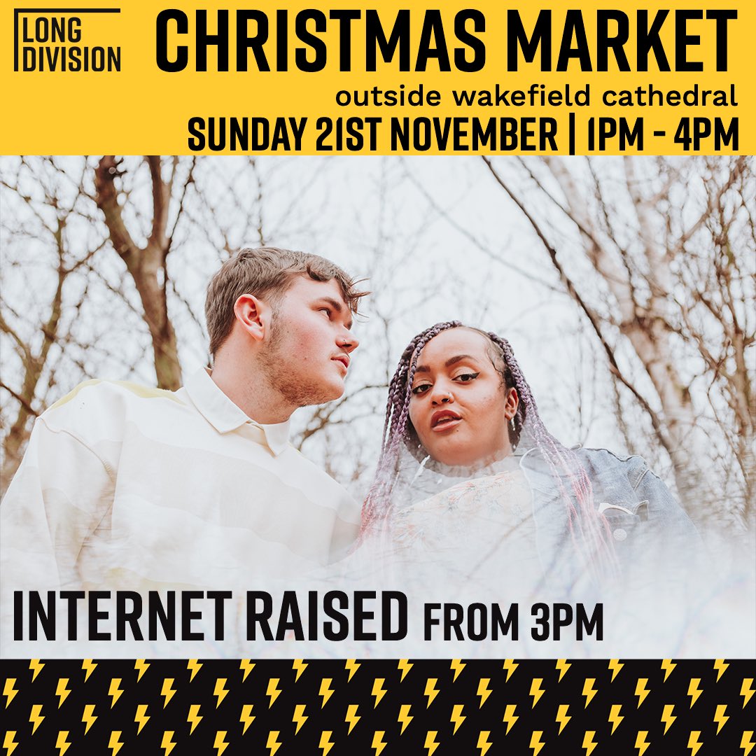 We’re very excited to be playing Wakefield Christmas Market tomorrow. We will be playing around 3pm, there are some fantastic artists on so head on down from 1pm 💛