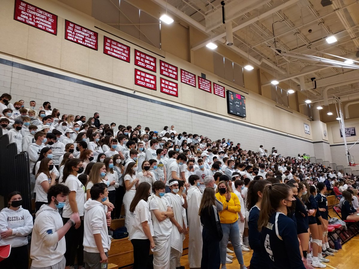 GREAT  CROWD AT THE D1 VOLLEYBALL STATE CHAMPIONSHIP! THANKS TO WELLESLEY HS FOR HOSTING!
<a href="/MIAA033/">MIAA</a> 
#gameonMIAA
#OneTeamOneMIAA