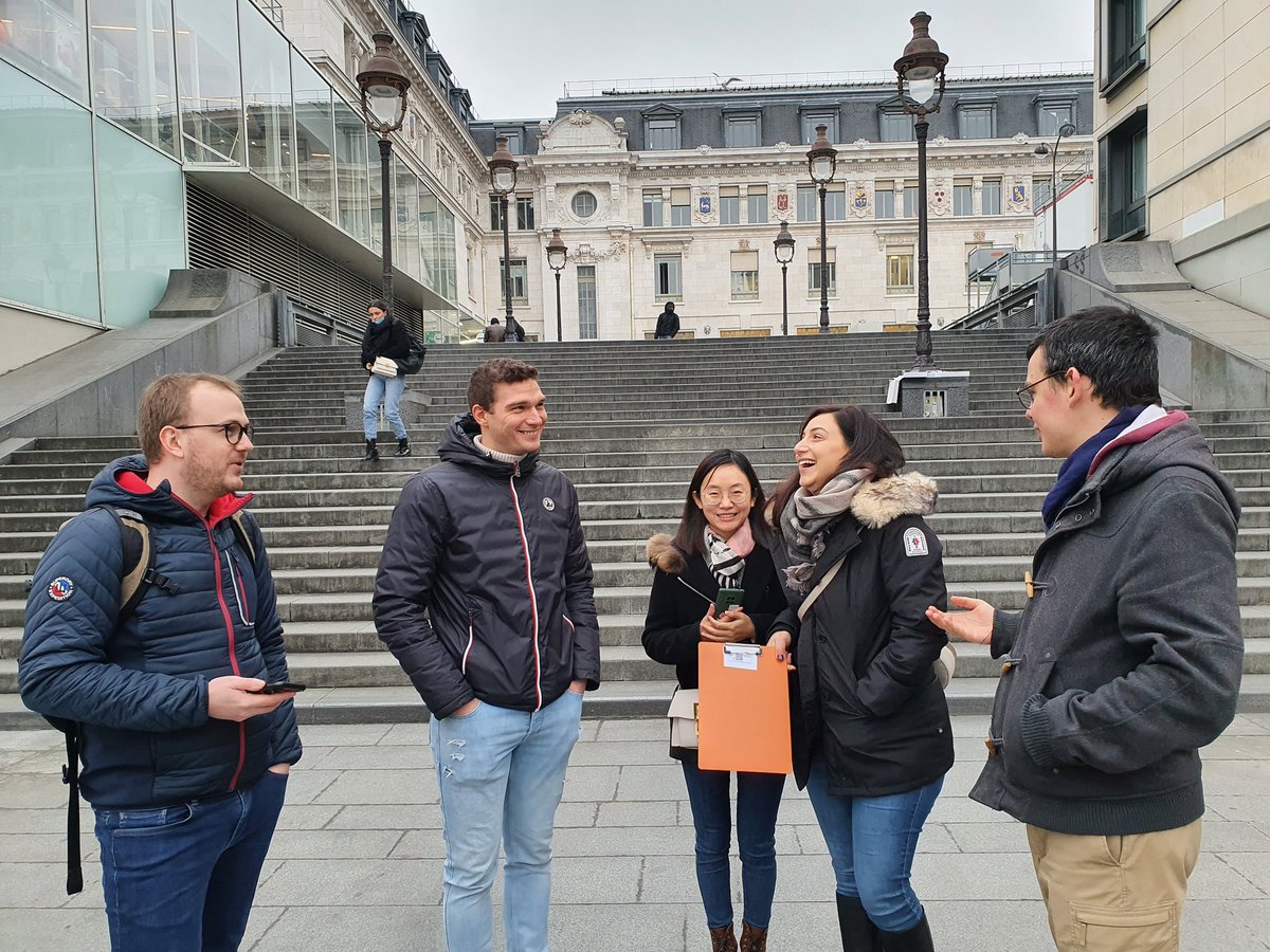 MyriamTaverna's tweet photo. Nice team Building game this afternoon at #garedelyon for #teamPNAS of @umr8612 with a trasure Hunt @untresoraparis with our new and former PhDs... @PhD_UPSaclay https://t.co/Scc2kpSt2R