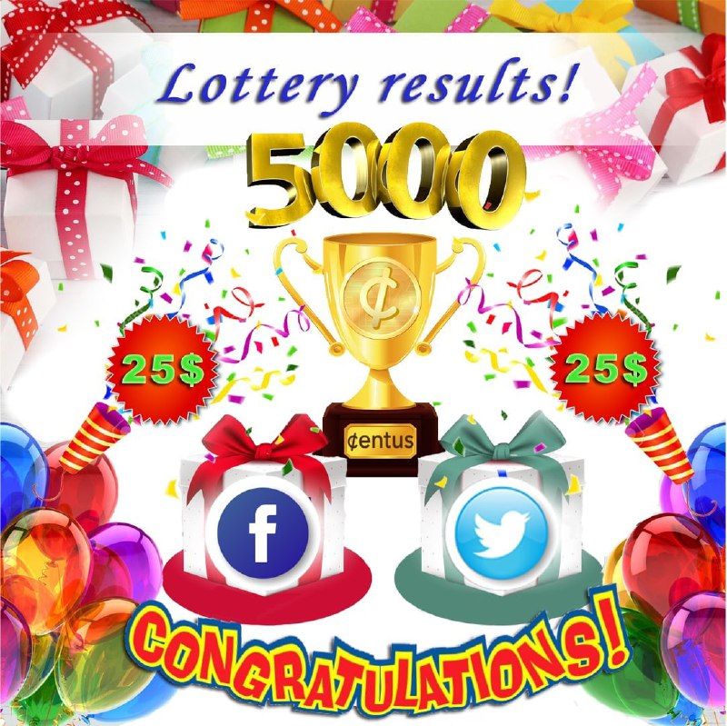 StableCent's tweet photo. Congrats to the Winners of the Repost lottery!
WINNERS:
Facebook: Hendrik Bezuidenhout- 2500 STABLECENT ($25)
Twitter: OdieZ - 2500 STABLECENT ($25)
https://t.co/rYsbqNI28l
#CENTUS #binance #stellar #debitcoin #USD #BILLEX #basicincom https://t.co/Bn4vlfad82
