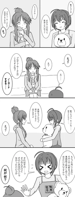 藍子と美穂 恋バナ的な 