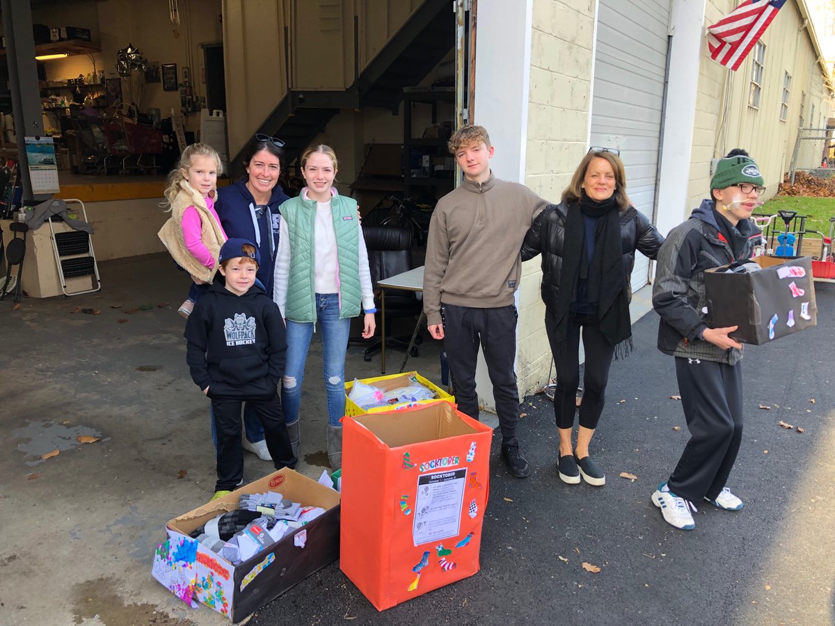 RISE students collected and donated over 350 pairs of socks 🧦 for those in need! Shout out to our RHS community for all of their support in donating to this cause! 💙 #socktoberfest #RandolphSchools