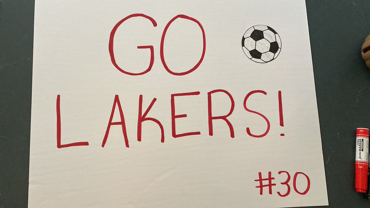 dudbucky's tweet photo. Let’s go Silver Lake Girl’s Soccer!!  #statechampionship https://t.co/3l505vfQIk