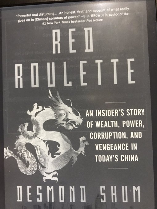 YoudonAukatsang's tweet photo. Finally managed to get hold of a kindle version of the #RedRoulette by Desmond Sham #CCP #Kleptocracy https://t.co/F38C5B6ssV