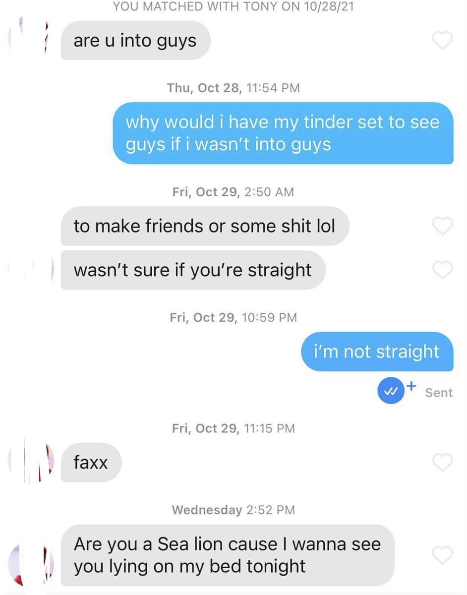 Being bisexual on Tinder <3