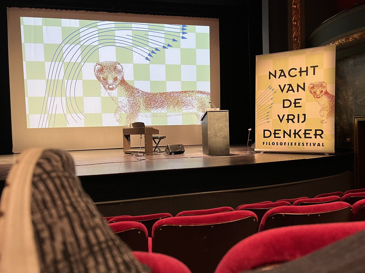 Klaar voor <a href="/AnnDooms/">Ann Dooms</a> en Katleen Gabriels op de #nachtvandevrijdenker nachtvandevrijdenker.be