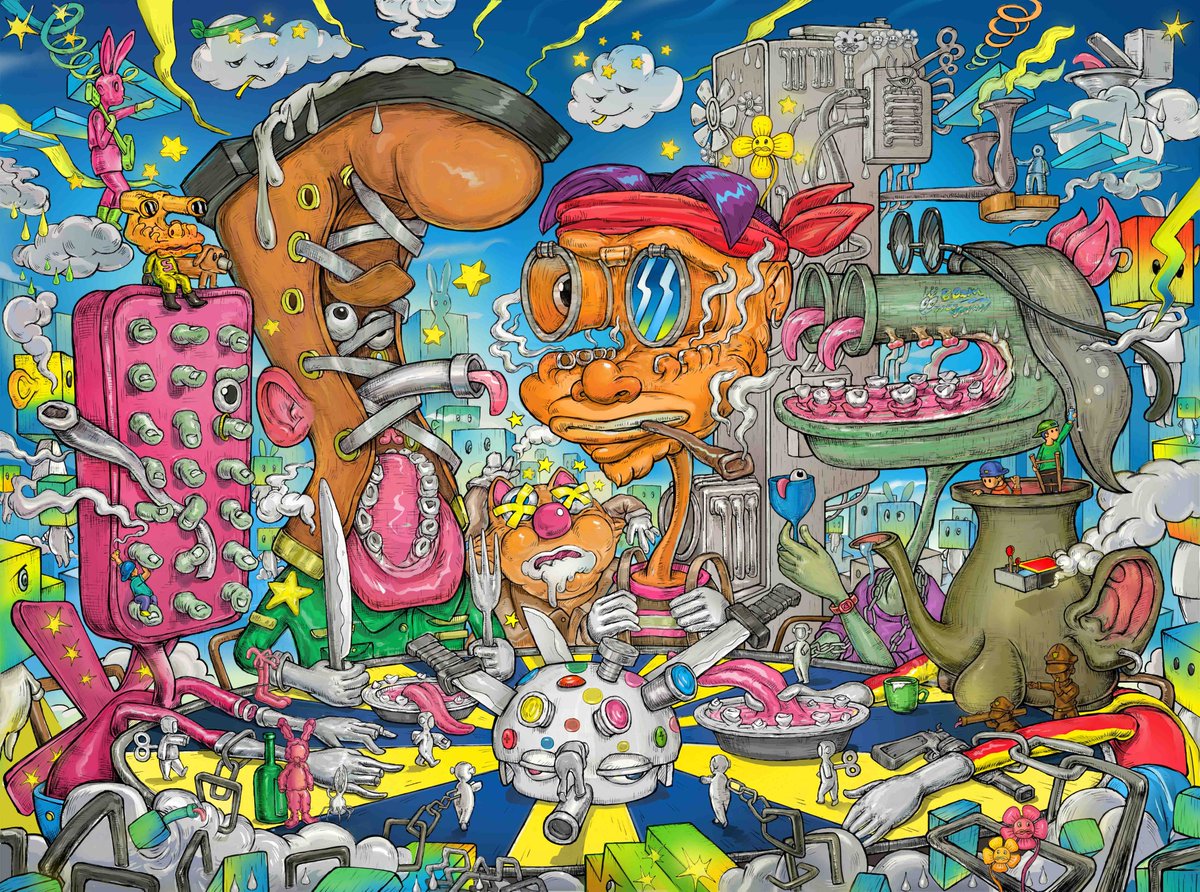 ATuythaisong's tweet photo. Hello everyone,  my new work at Foundation!!!!!
Title Fable
Price  0.555  Eth
Size 4127x5556  Px
https://t.co/G22qeVK42T
https://t.co/oTF11MQ41v
    
#NFTTHAILAND  #NFTthaiartist #EFHteam #EFH  #Cryptoart #cryptoartist #NFTs #NFTCommunity #NFT #nftart https://t.co/JQFujMALkN