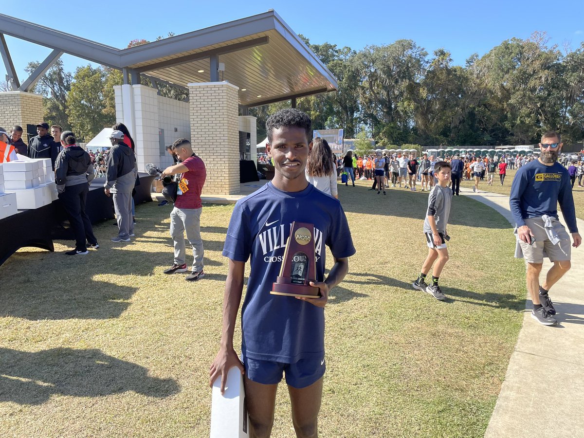 NovaTrackXC's tweet photo. Congratulations to Haftu Strintzos on a 9th place finish and All-America status at #NCAAXC! https://t.co/1yTWt3YO1y