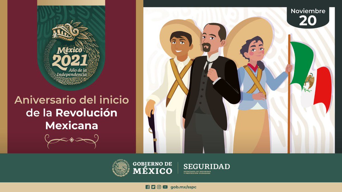 rosaicela_'s tweet photo. Conmemoramos el 111 aniversario de la #RevoluciónMexicana, una de las etapas de transformación más importante para el país. 🇲🇽 https://t.co/65HIoSURrW