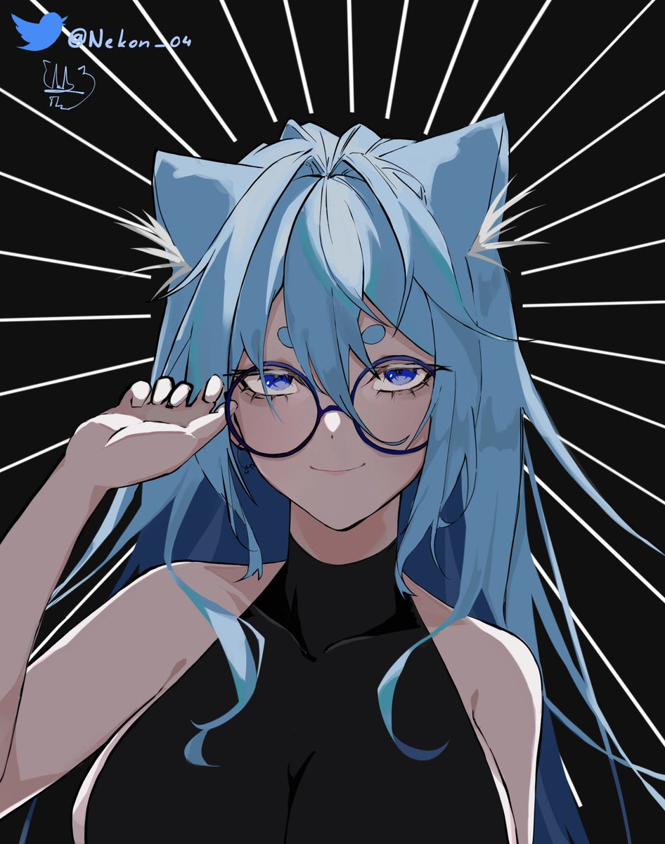 Nekon_04's tweet photo. It���s been a while… 

🐱👓😇 https://t.co/nNVLRb31ez
