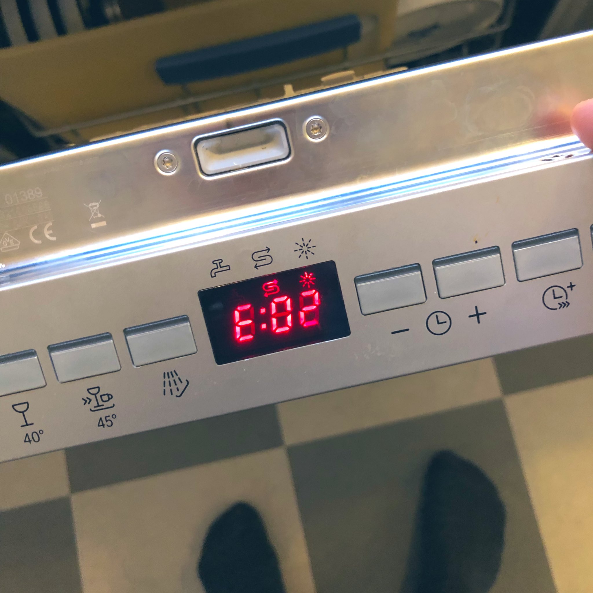 Bosch dishwasher hot sale e02