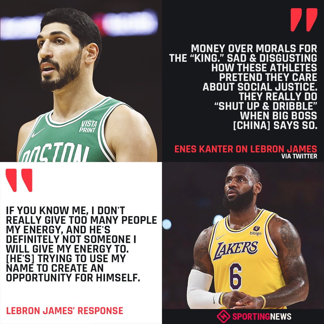 LeBron James On Enes Kanter: He's Definitely Not Someone I Will Give My  Energy To 