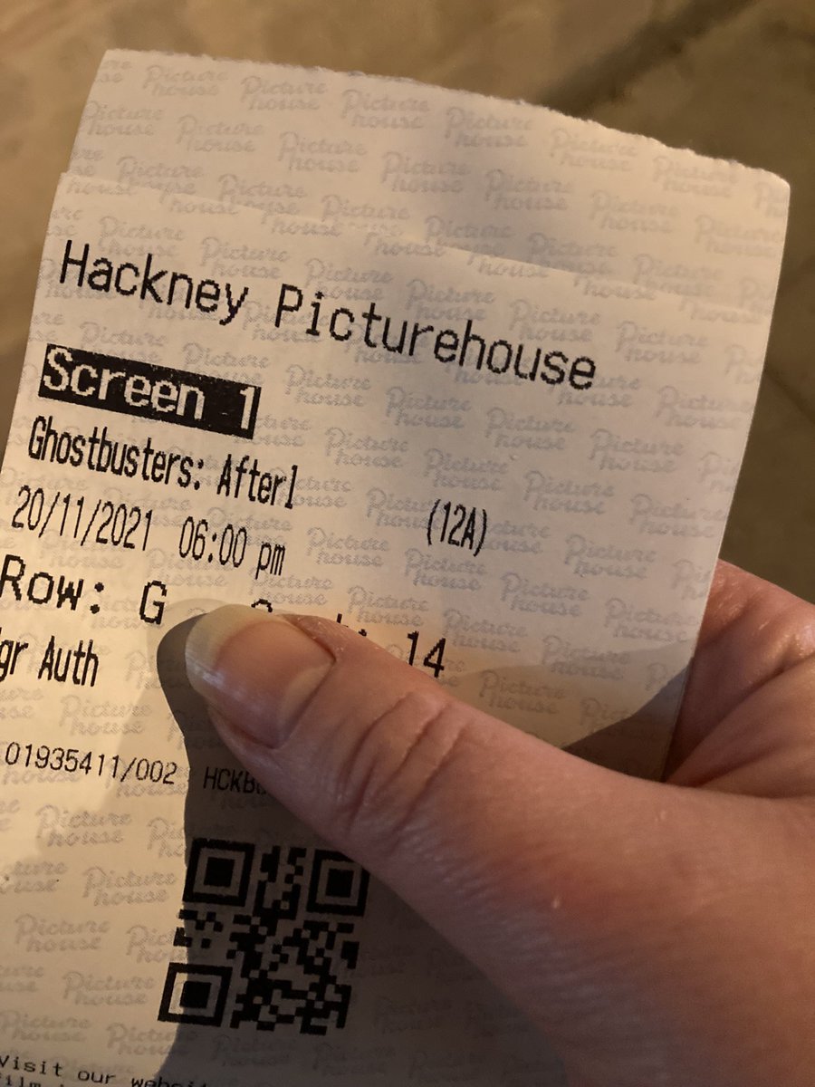 janevgcrowther's tweet photo. Yep. It’s a good time on a Saturday night. #GhostbustersAfterlife
Sorry, not sorry if you feel differently. #hackneyPH https://t.co/chMjxhnC1i