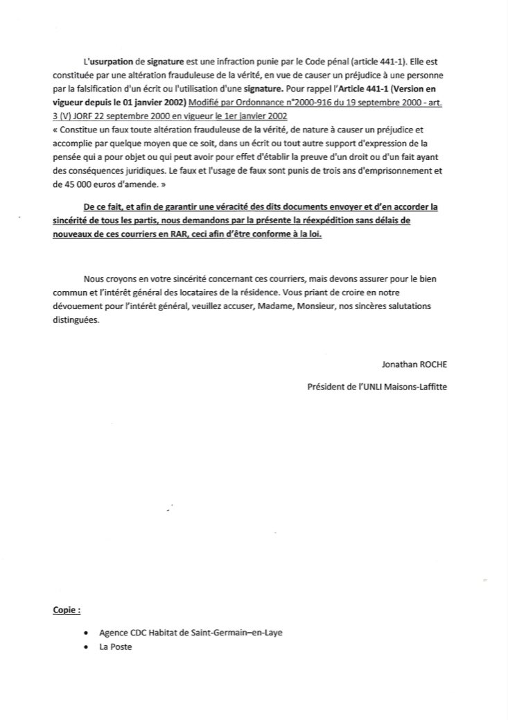 MaisonsUnli's tweet photo. Nous sollicitons @CDC_Habitat  @lisalaposte &amp; @LaPosteBusiness concernant le courrier envoyé à dest des locataires.
D’après les témoignages le facteur aurait délibérément signé les RAR concernant les propositions de vente… Un nouvel envoie est nécessaire pour être en conformité https://t.co/kXU9JoYjVW