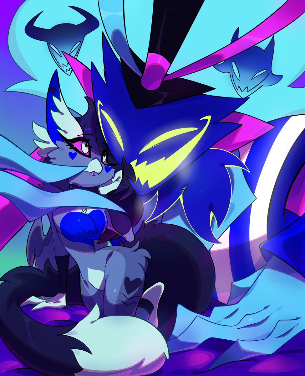 Now thats the spirit of lust 😈 I can’t saying I’m not simping for Ozzie more now 😭 art by the awesome!  <a href="/voidseeker_/">▲【VOID】▿</a>  I’m in love with this one so much! #HazbinHotelAzura #HazbinHotelOC #HelluvaBoss #HelluvaBossAsmodeus #HelluvaBossOzzie #HHOC #HelluvaBossFanart #HelluvaBossoc