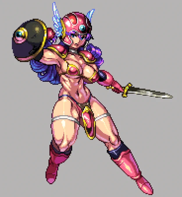 #ドッターさんが自己紹介
セクシーなドット絵を描く湯村と健全なよい子向けのドット絵を描く裏湯村です 