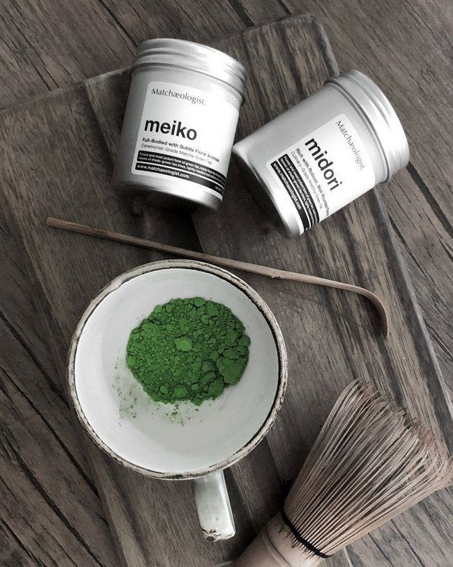 Matchaeologist's tweet photo. 🙋 Calling all #MatchaLovers — brace yourselves for these 😱 delicious #MatchaLattes prepared by @ woolidando featuring our 🌿 Meiko™ Ceremonial Matcha and 🍃 Midori™ Culinary Matcha! 👉 https://t.co/SYBPORllrE https://t.co/NLiCHsXGfk