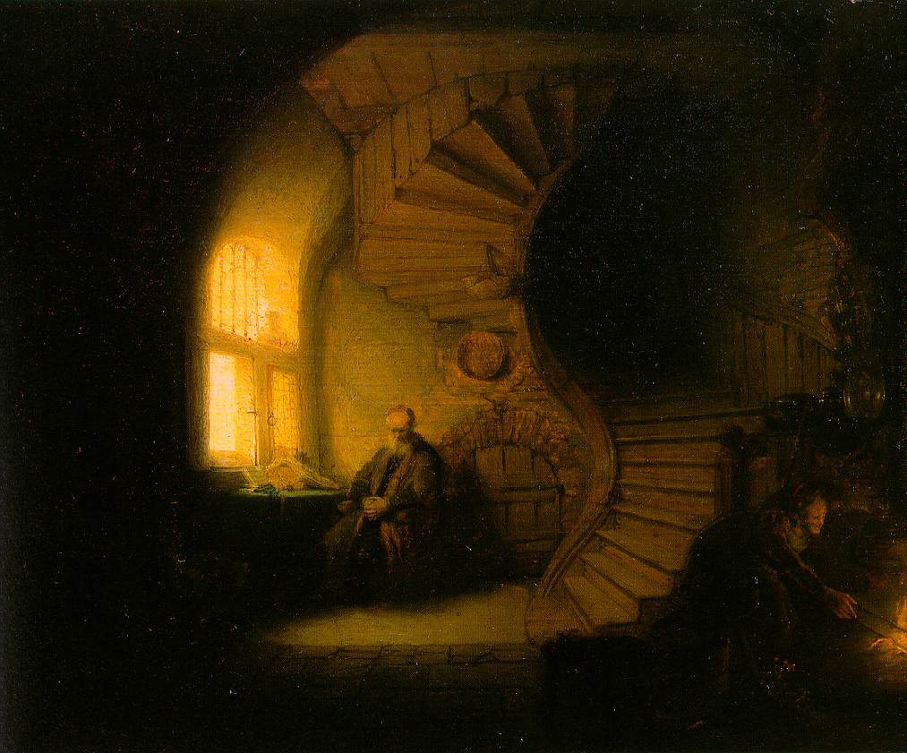 ''Asla Tanrı hakkında konuşma ve yazma... Onun sessizliğine sessizlikle yanıt ver.''

*Rembrandt, Meditasyondaki Filozof