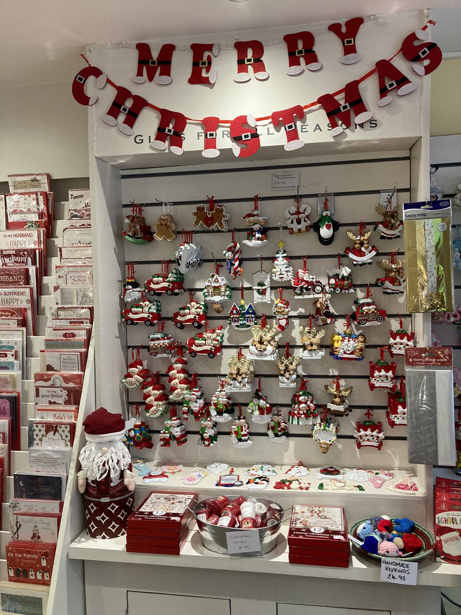 GFASUppermill's tweet image. We are now fully stocked and ready for Christmas! We have a great selection of cards, gifts and personalised decorations plus full ranges of Yankee candle, Bomb cosmetics and many more. We will be open 7 days a week from Wednesday 24th November.