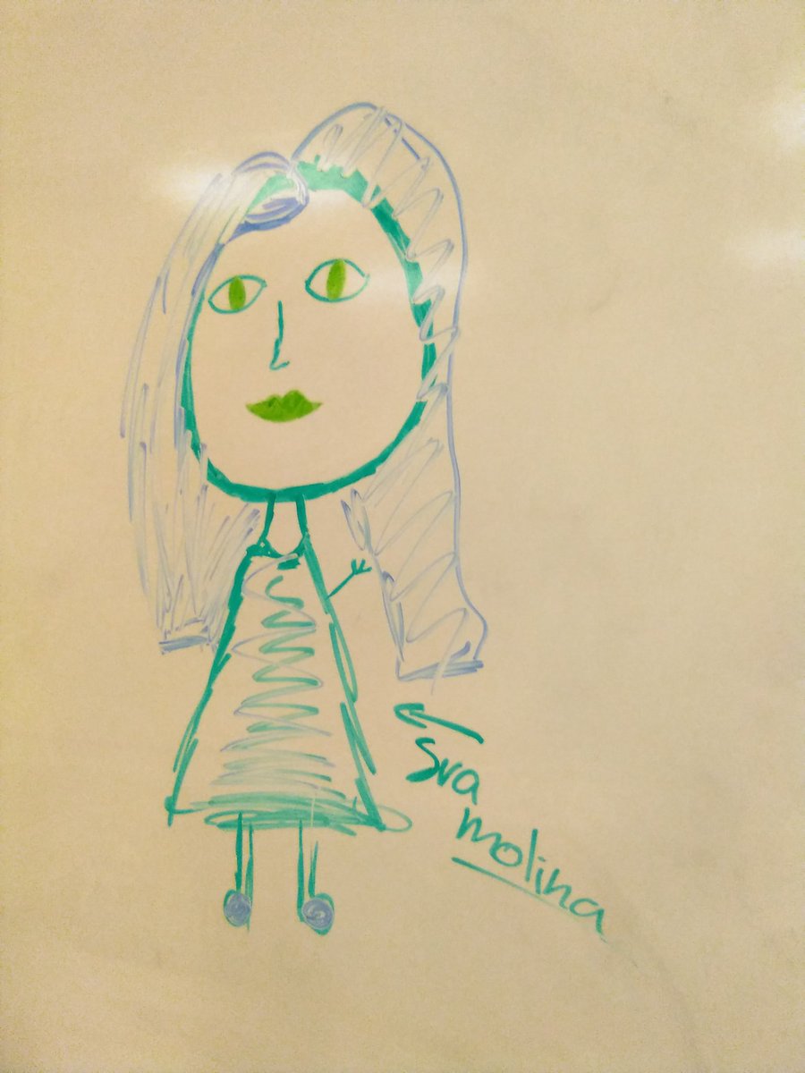 KarysMex's tweet photo. Yeap! This is me...drawing made by Sydney...my 8th grade student 😉... https://t.co/ioBkiHjCiX