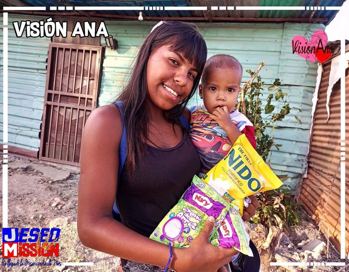 JesedMission's tweet photo. Damos gracias a Dios que en noviembre pudimos seguir con el Programa de Atención a la Primera Infancia Visión Ana, entregando vitaminas prenatales y combos alimenticios para los bebés de Juana la Avanzadora, San Vicente Maracay, gracias al patrocinio de @venezuelasvoiceinoregon https://t.co/bFQ2LyUHu1