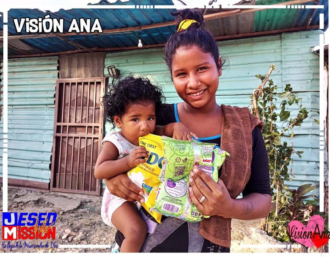 JesedMission's tweet photo. Damos gracias a Dios que en noviembre pudimos seguir con el Programa de Atención a la Primera Infancia Visión Ana, entregando vitaminas prenatales y combos alimenticios para los bebés de Juana la Avanzadora, San Vicente Maracay, gracias al patrocinio de @venezuelasvoiceinoregon https://t.co/bFQ2LyUHu1