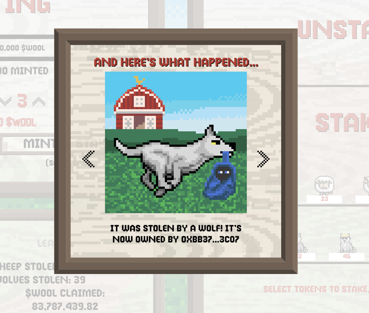 EasternGoose's tweet image. Karma is real. Just got a sheep stolen