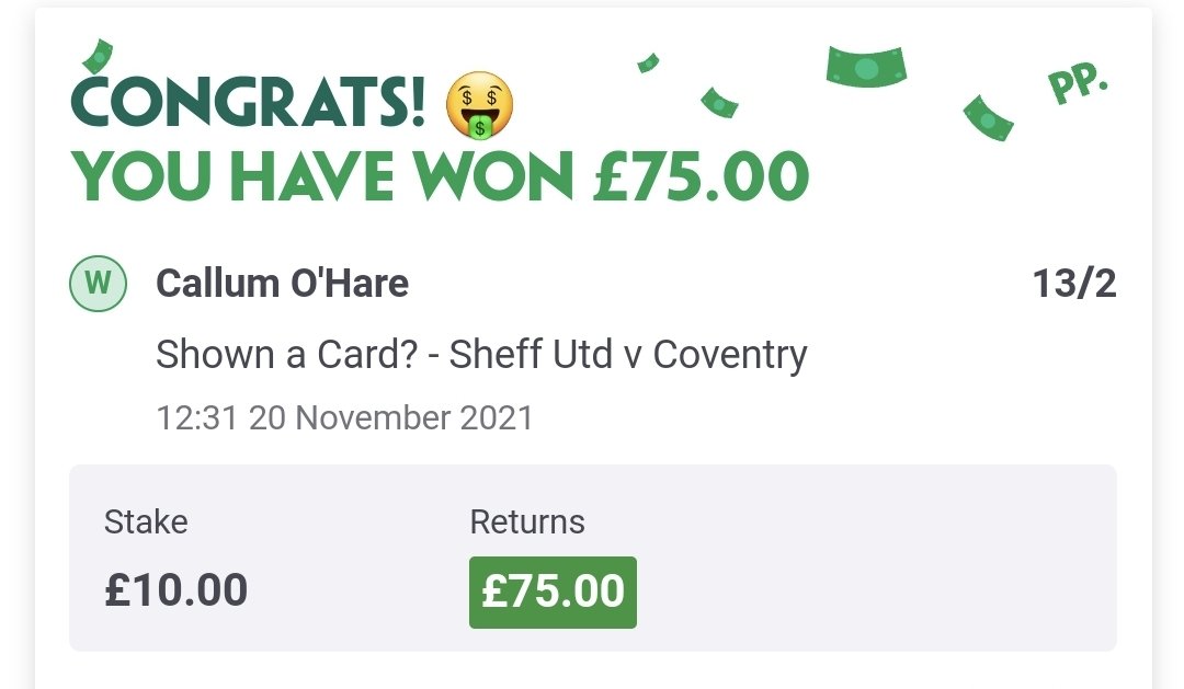 BetModule's tweet photo. 🥳 BOOOOOOOOOOOOOM!!!

OMG! HOW EASY WAS THAT THEN!

Callum O'Hare goes in to the book 6 minutes into the second half!

✅ 13/2 Card Tip winner
✅ 7/2 Card Tip winner

Smash LIKE ❤ if you were on with me https://t.co/9qtXVpwlqv