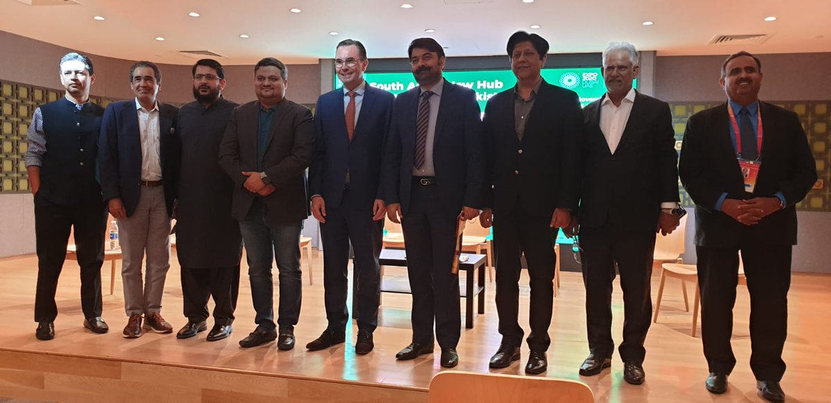 We hosted a panel discussion today at @expo2020dubai on #Pakistan as South Asia's new hub of ICT. The panelists included @RajaYassirPTI, <a href="/badar76/">Badar Khushnood (بدر خوشنود)</a>, <a href="/azfarmanzoor/">Azfar Manzoor</a> and <a href="/SultanHamdani/">Sultan Hamdani</a>