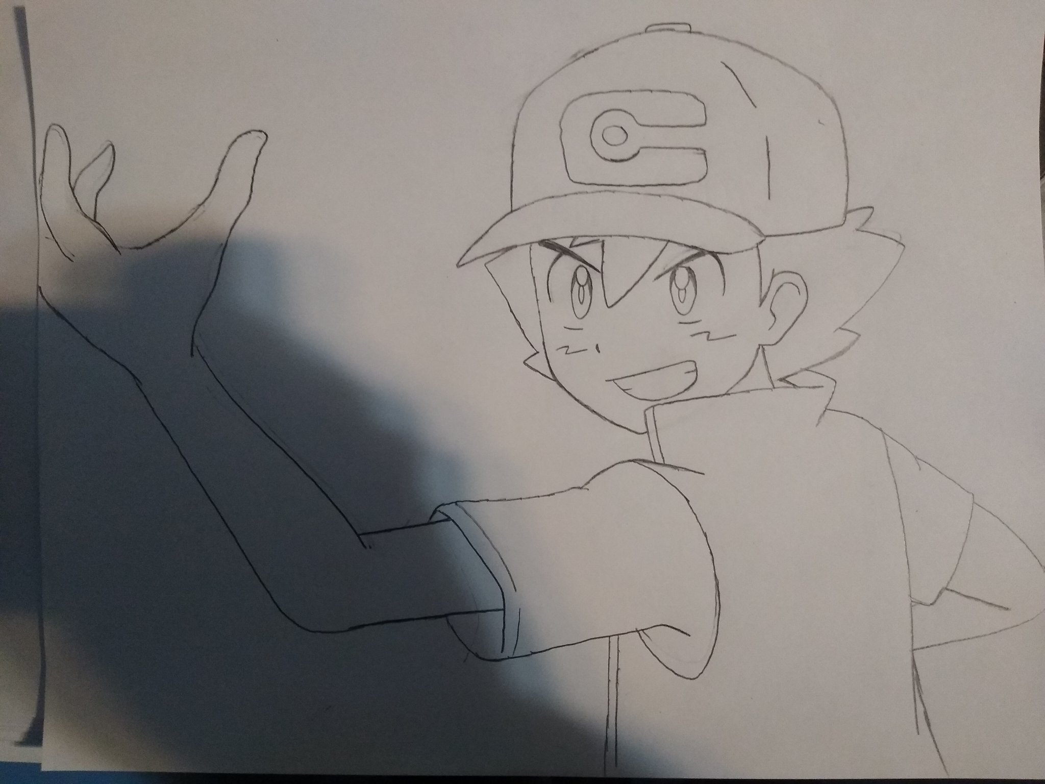 How To Draw Ash Ketchum Easy Step by Step Drawing Guide by Dawn   DragoArt