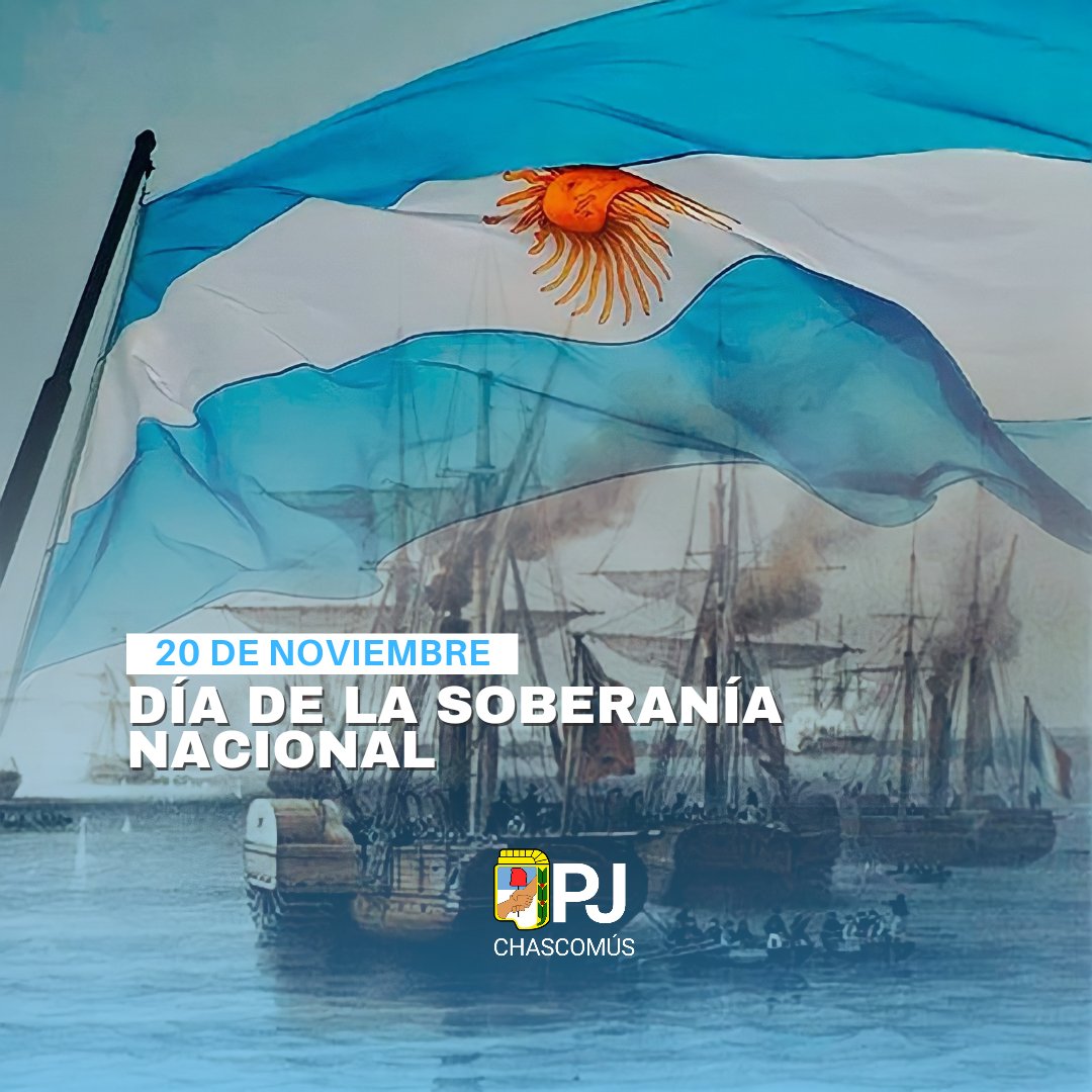 ⛓ • A 176 años de la Batalla de la Vuelta de Obligado, recordamos la lucha en defensa de nuestra soberanía. 🇦🇷

🗓 20 de noviembre • Día de la Soberanía Nacional.