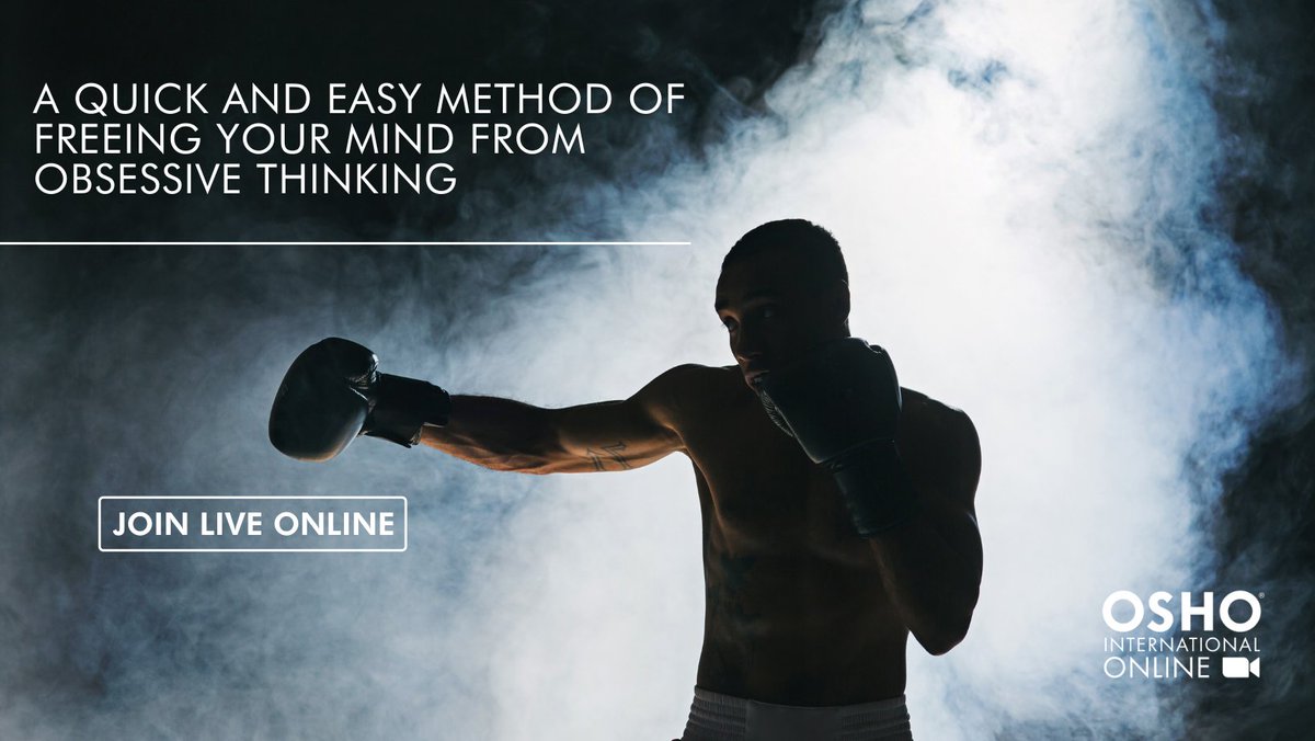 OSHO's tweet photo. A quick and easy method of freeing your mind from obsessive thinking
Book for free taster https://t.co/e7vxV8Khj5
#osho #oshonomind #deprogram #silence #obsessivethinking https://t.co/6BKLAa40Yu
