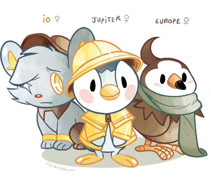 Here's my babies on Pokemon shining pearl 
