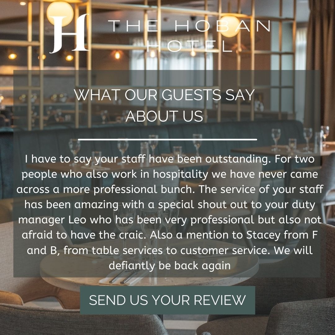 💚 Hospitality and hosting is what we do best 💚
To receive such great feedback from industry colleagues is really appreciated 🙏
#thankyou #thehobanhotel #kilkennyhotel #visitkilkenny #lovekilkenny #discoverireland #loveireland #instaIreland #kilkennycity