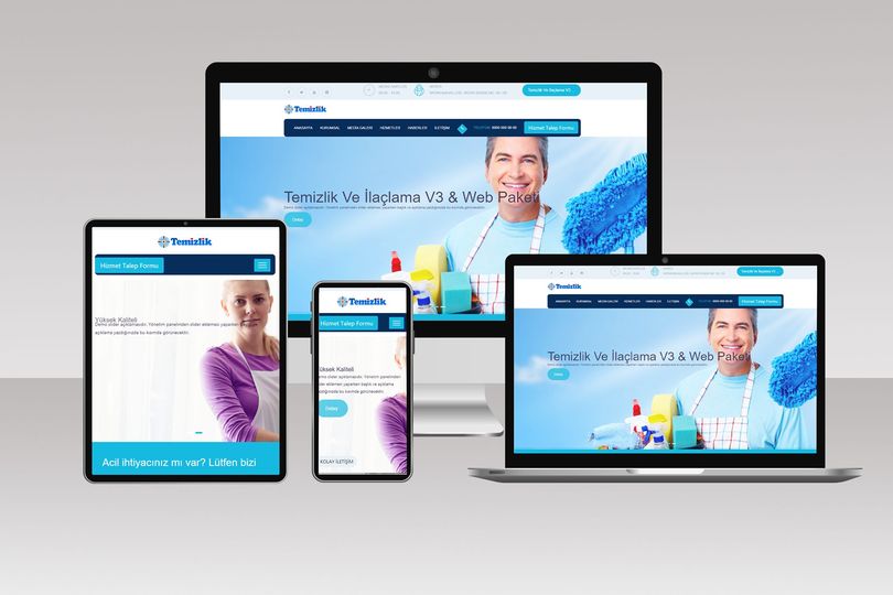 Uzmansoft Temizlik Ve İlaçlama V3 &amp; Web Paketi ve özelliklerini web sitemizi ziyaret ederek öğrenebilirsiniz.
demo incelemek için uzmansoft.net 'u ziyaret edebilirsiniz.
Whatsapp Satış ➙ 0535 083 61 02 
#hazirsite #hazirwebsite #web #eniyiwebsite #kurumsalwebsite