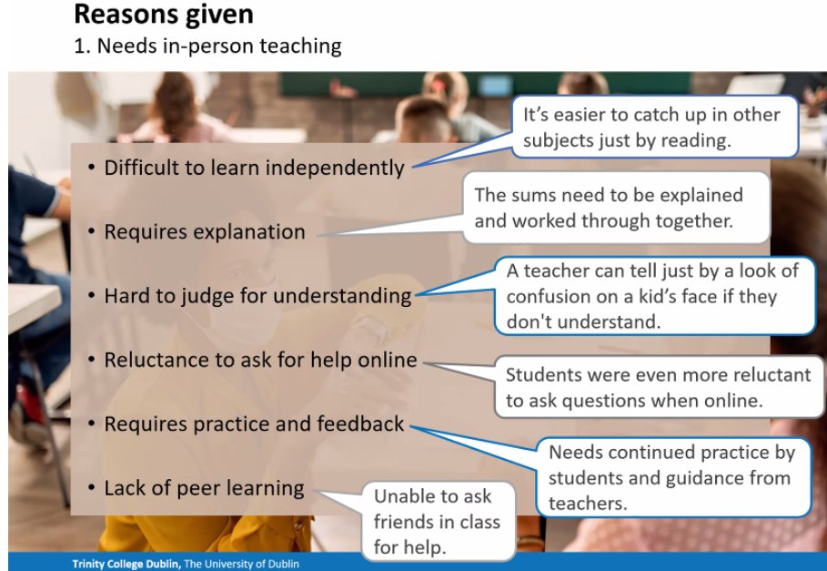 istone_irene's tweet photo. Why is the learning loss in maths worse compared to other subjects?
Excellent keynote @AibhnBray
@imtanational #mathsfest21 https://t.co/jhJXAUoRFi