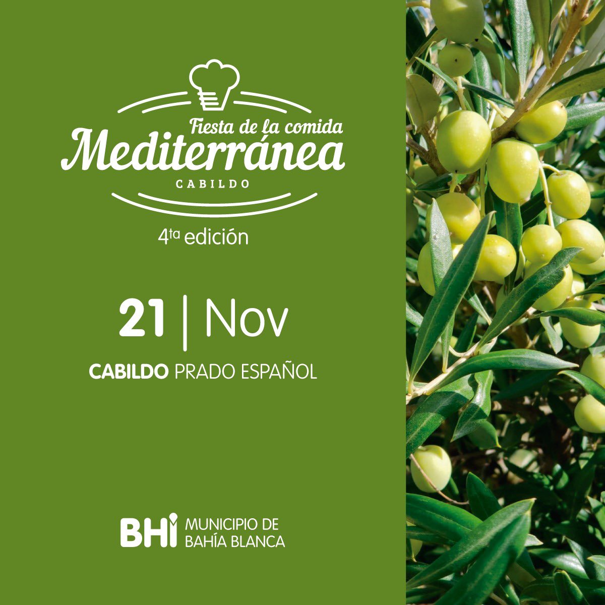 Hermoso fin de semana con muchísimos eventos culturales, sociales y gastronómicos en Bahía. Cuatro ferias en los espacios públicos y una nueva edición de la Fiesta de la Comida Mediterránea en Cabildo. ¡A disfrutar en familia y con amigos! 🤩