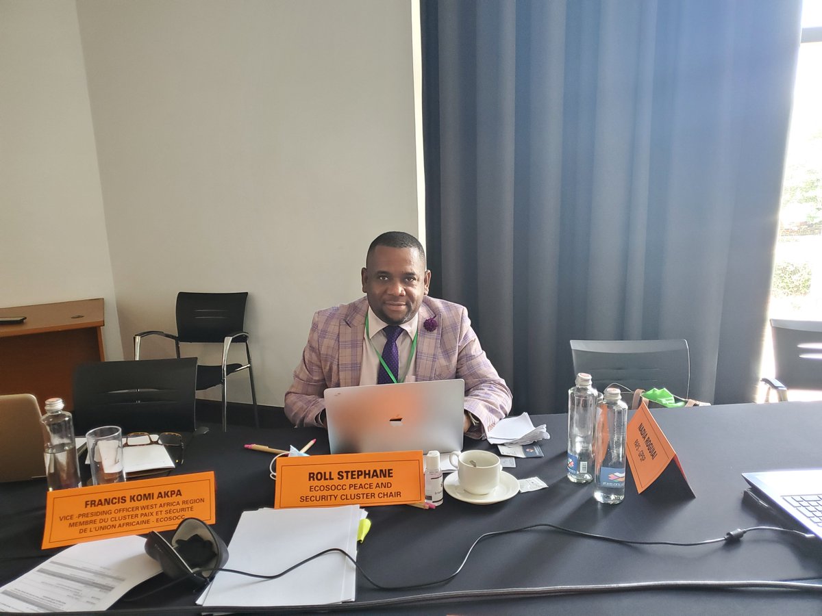 African Union-ECOSOCC Peace and Security Cluster tweet media