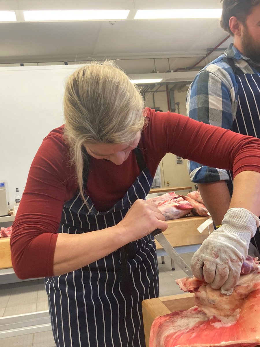 artisanschool's tweet photo. Learning skills. Venison in a Day course. #venison #butcheryclass https://t.co/bYZISwfPmn