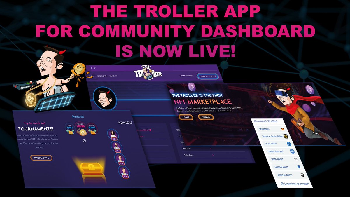 mateo_spaces's tweet photo. 📢📢 Troller Announcement 📢 📢

It's official!!! 🤩
🚀 🚀 THE TROLLER App for Community Dashboard is now available at: https://t.co/7NO9KzQbbV

You can now access the Dashboard and connect your wallet. You can also check your auto staking rewards 🏆🏆

Go go TROLLER POWER 💥 💥 https://t.co/7Pon9FemBD