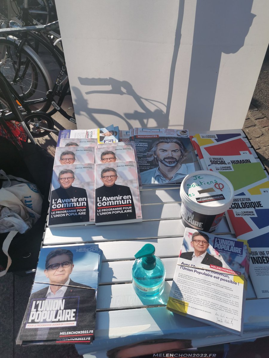 StJuste66438315's tweet photo. 😁 Quelle belle matinée à Toulouse
Pour 👉 #MelenchonProgramme
👉 🕙 Début de la Campagne
👉 🕚 Le programme a était littéralement dévalisé 😊
👉🕛 Pratiquement plus de tracts non plus 😀 fin de la Campagne
Pour ce matin a demain 😉 https://t.co/eF26Owd7sJ