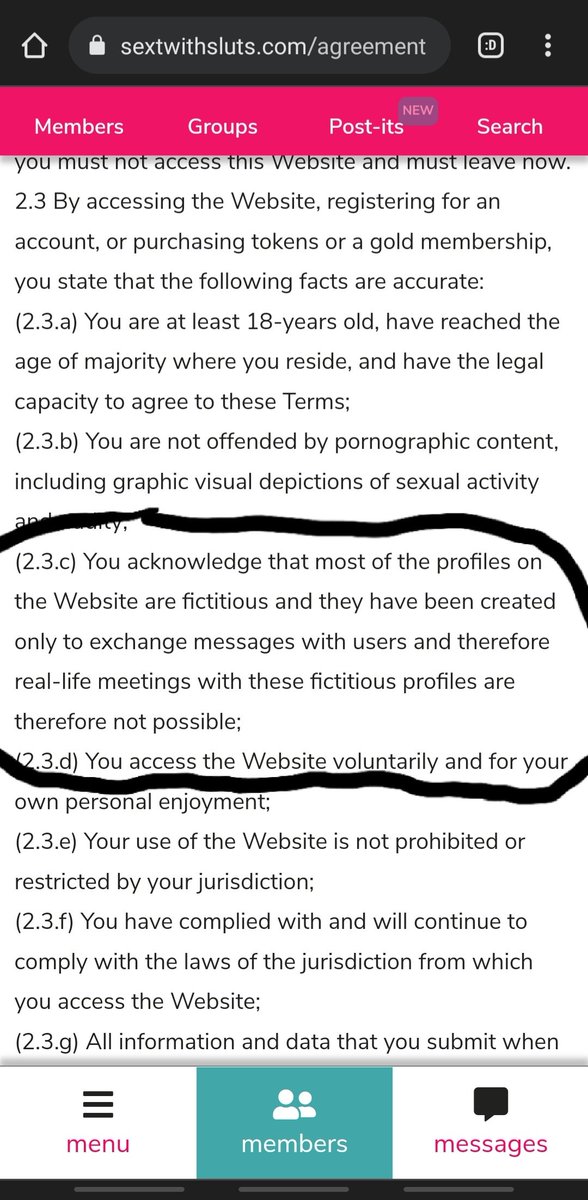 Scamwatchmovem1's tweet photo. So I came through this and it's sad. Had people tell me they payed for this site have a ton of communications but no actual reply. I read into the term and services they state that it's fictitious and the replies are fake plus u have to buy tokens so even chat. #sex #hookup #bad https://t.co/YcsOg98mJF