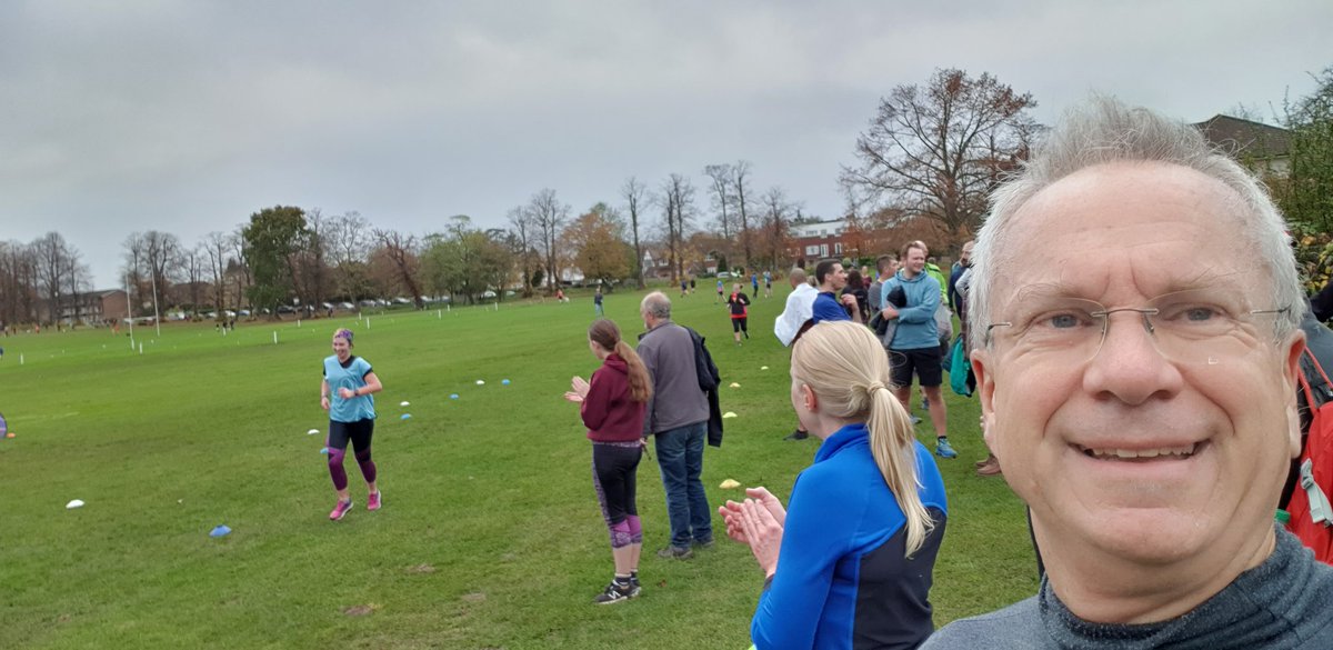 Delighted to do my first ever #ParkRun, with @Guildfrdparkrun. 360 people coming together for a Saturday morning jog/race, some with dogs/pushing prams. Totally free, run by volunteers. Great fun. I even managed to finish in the top half of the field! @parkrunUK
