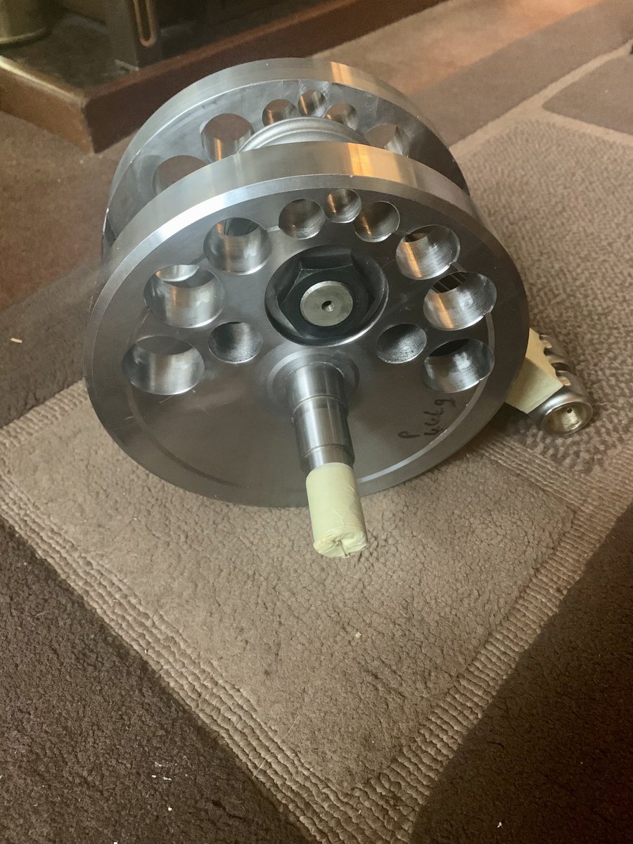 JohnHalsall03's tweet photo. If youโve ever wondered why a Vincent 1000cc has so much torque! The cup is for scale ๐#heavyBโstard https://t.co/45jxUkExMi