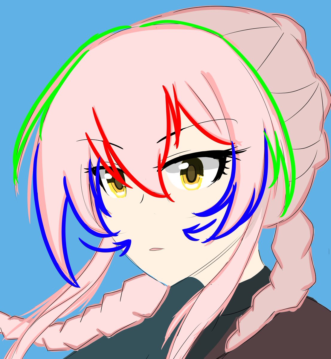 KOHTI's tweet photo. 自分なりの美嘉を描くときに意識してること https://t.co/Z5wA4Do9Rm