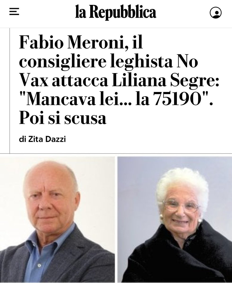Misurelli77's tweet photo. La domanda è: esiste una persona normale nella lega?
Il numero 75190 rappresenta la vergogna assoluta.
Un marchio indelebile della pazzia umana... https://t.co/qUv35P3dmW
