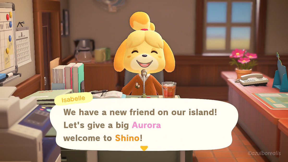azulborealis's tweet photo. OMG!!! I WENT ISLAND HOPPING AND I FOUND SHINO!!!!!! I AM THE HAPPIEST!!! I GOT SO LUCKY BECAUSE I WASNT LOOKING FOR HER TO BEGIN WITH!! 
#ACNH #NewHorizon #AnimalCrossing #Nintendo https://t.co/vM25f94qgk