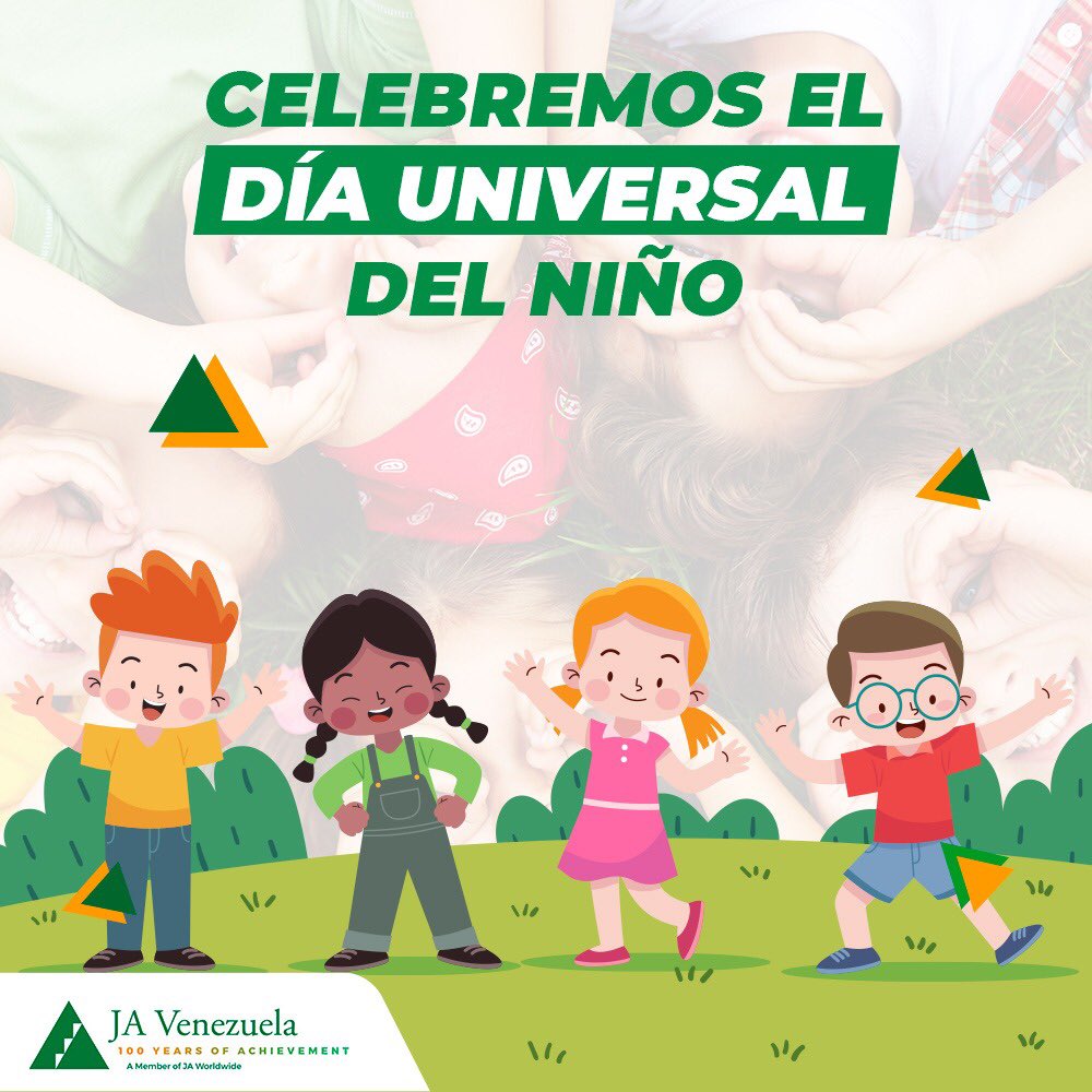 JEV_JA's tweet photo. DÍA UNIVERSAL DEL NIÑO👶🏻🧑🏻👧🏽
 
✔️El 20 de Noviembre es un día importante para la infancia por varias razones.
 
✔️Se celebra el Día Universal del Niño, desde 1954, pero además es el Aniversario de la Declaración Universal de Derechos del Niño, que se produjo en 1959.
#JaVenezuela https://t.co/gWHKDNdd0f