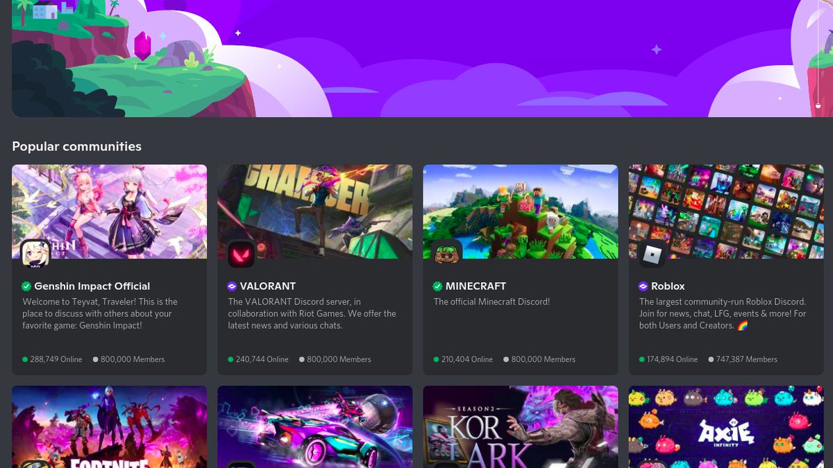 🥳🎉 discord.gg/roblox has bounced back to the 4th most active gaming community on <a href="/discord/">Discord</a>!!
